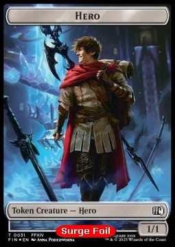 Hero Token (W 1/1) // Wizard Token (B 0/1) (V.4)