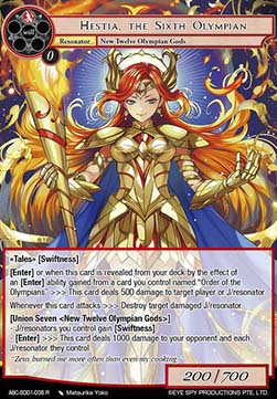 Hestia, the Sixth Olympian