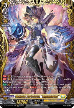 Hexaorb Sorceress, "Aquamarine" [D Format] (V.2 - Feature Rare)