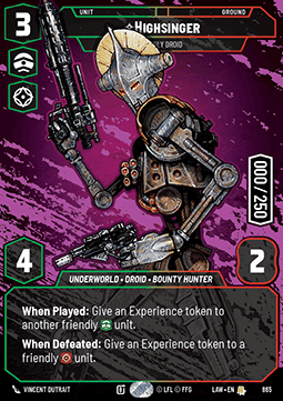 Highsinger, Deadly Droid (V.5)