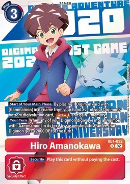 Hiro Amanokawa (RB1-032) (V.1)