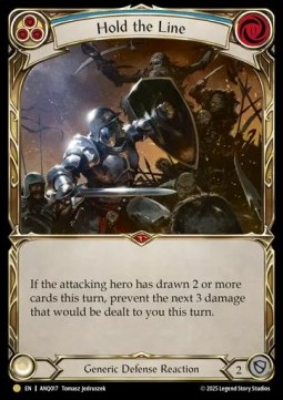 Hold the Line (Cold Foil)