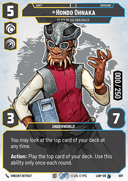 Hondo Ohnaka, Plays By His Own Rules (V.5)