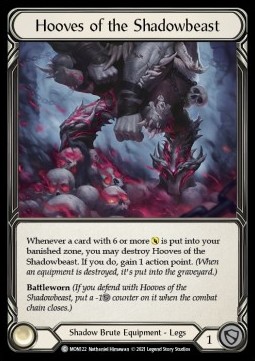 Hooves of the Shadowbeast (Cold Foil)