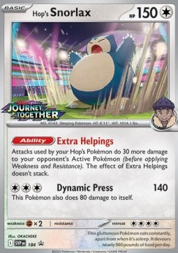 Hop's Snorlax  (SVP 184)