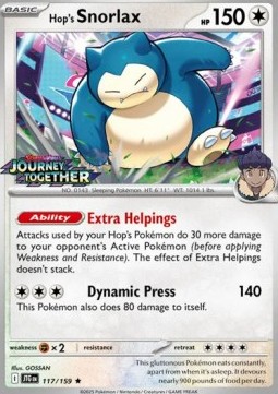 Hop's Snorlax  (xJTG 117)