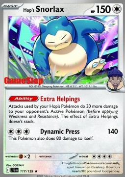 Hop's Snorlax  (xJTG 117)