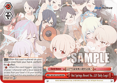 Hot Springs Resort No. 227 Daily Logs! (V.2 - Triple Rare)