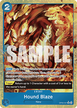 Hound Blaze (OP05-057) (V.4)
