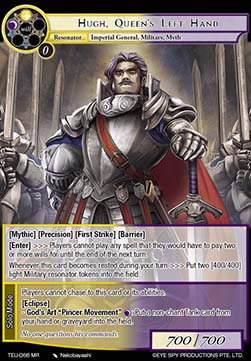 Hugh, Queen's Left Hand