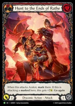 Hunt to the Ends of Rathe (Extended Art Rainbow Foil)