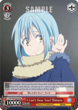 I Can't Hear You? Rimuru (V.2 - Super Rare)