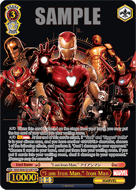 "I am Iron Man." Iron Man (V.2 - Parallel Foil)