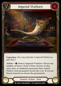Imperial Warhorn (Cold Foil)