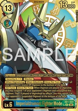 Imperialdramon: Fighter Mode (AD1-024) (V.3)