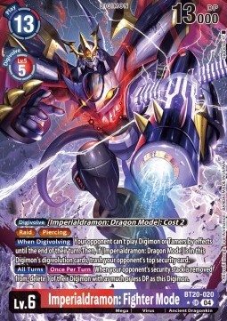 Imperialdramon: Fighter Mode (BT20-020) (V.2)