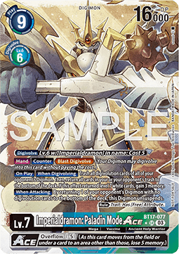 Imperialdramon: Paladin Mode Ace (BT17-077) (V.2)