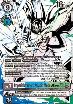 Imperialdramon: Paladin Mode Ace (BT17-077) (V.3)