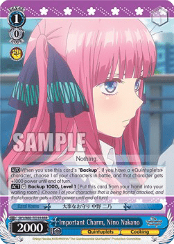 Important Charm, Nino Nakano (V.2 - Triple Rare)