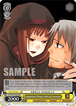 Important Things, Holo & Lawrence (V.2 - Triple Rare)