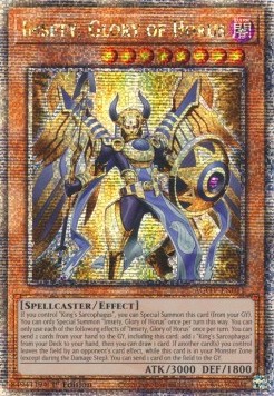 Imsety, Glory of Horus (V.2 - Quarter Century Secret Rare)