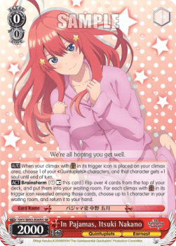 In Pajamas, Itsuki Nakano (V.2 - Super Rare)