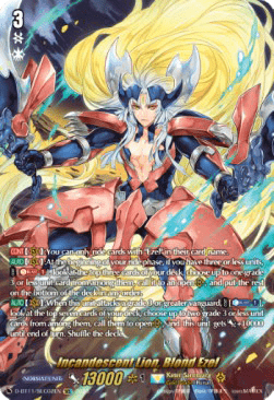 Incandescent Lion, Blond Ezel [D-Format] (V.3 - Secret Rare)