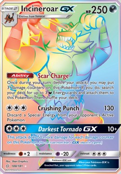 Incineroar GX  (TEU 188)