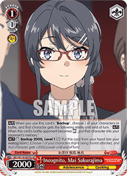 Incognito, Mai Sakurajima (V.2 - Super Rare)