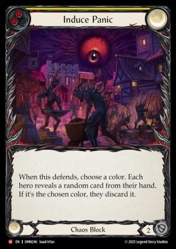 Induce Panic (Rainbow Foil)