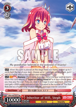 Inheritor of Will, Steph (V.1 - Double Rare)