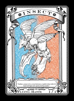 Insect Token (Blue and Red 1/1) (V.2)