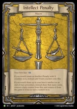 Intellect Penalty Token (Cold Foil)