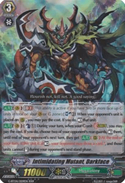 Intimidating Mutant, Darkface [G Format] (V.2 - Triple Rare)
