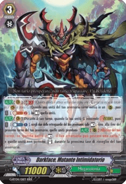 Intimidating Mutant, Darkface [G Format] (V.1 - Triple Rare)
