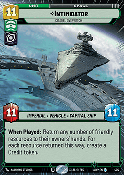 Intimidator, Citadel Overwatch (V.1)