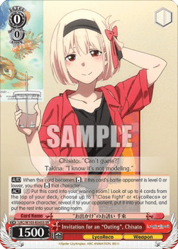 Invitation for an "Outing", Chisato (V.2 - Super Rare)