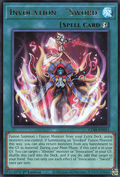 Invocation "Sword" (V.2 - Starlight Rare)