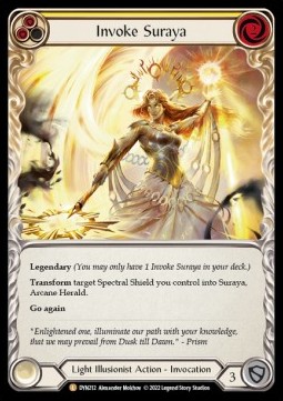 Invoke Suraya // Suraya, Archangel of Knowledge (Cold Foil)