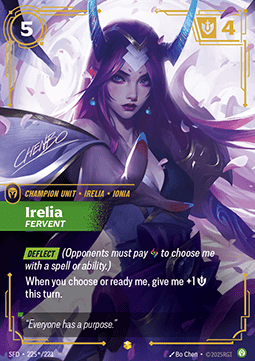 Irelia, Fervent (V.4 - Signed Showcase)