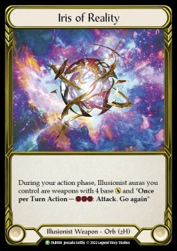 Iris of Reality (Cold Foil Golden)