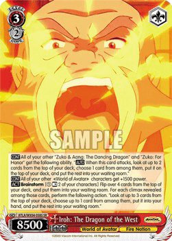 Iroh: The Dragon of the West (V.2 - Super Rare)