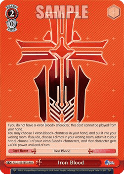 Iron Blood (V.2 - Triple Rare)