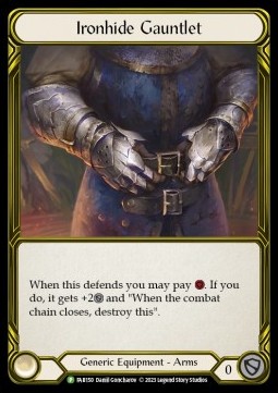 Ironhide Gauntlet (Cold Foil Golden)