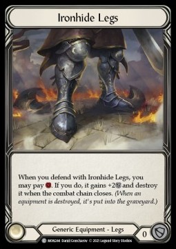Ironhide Legs (Cold Foil)