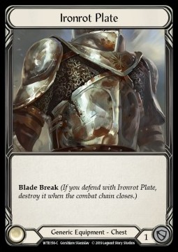 Ironrot Plate (Cold Foil)