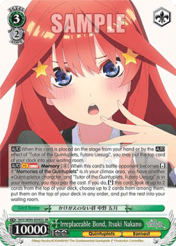 Irreplaceable Bond, Itsuki Nakano (V.2 - Super Rare)