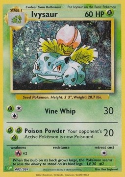 Ivysaur  (CLV 002)
