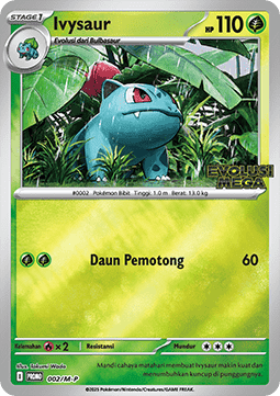 Ivysaur  (M-P/ID 002)