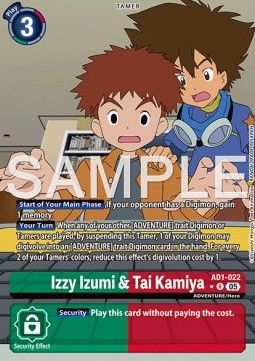 Izzy Izumi & Tai Kamiya (AD1-022) (V.2)